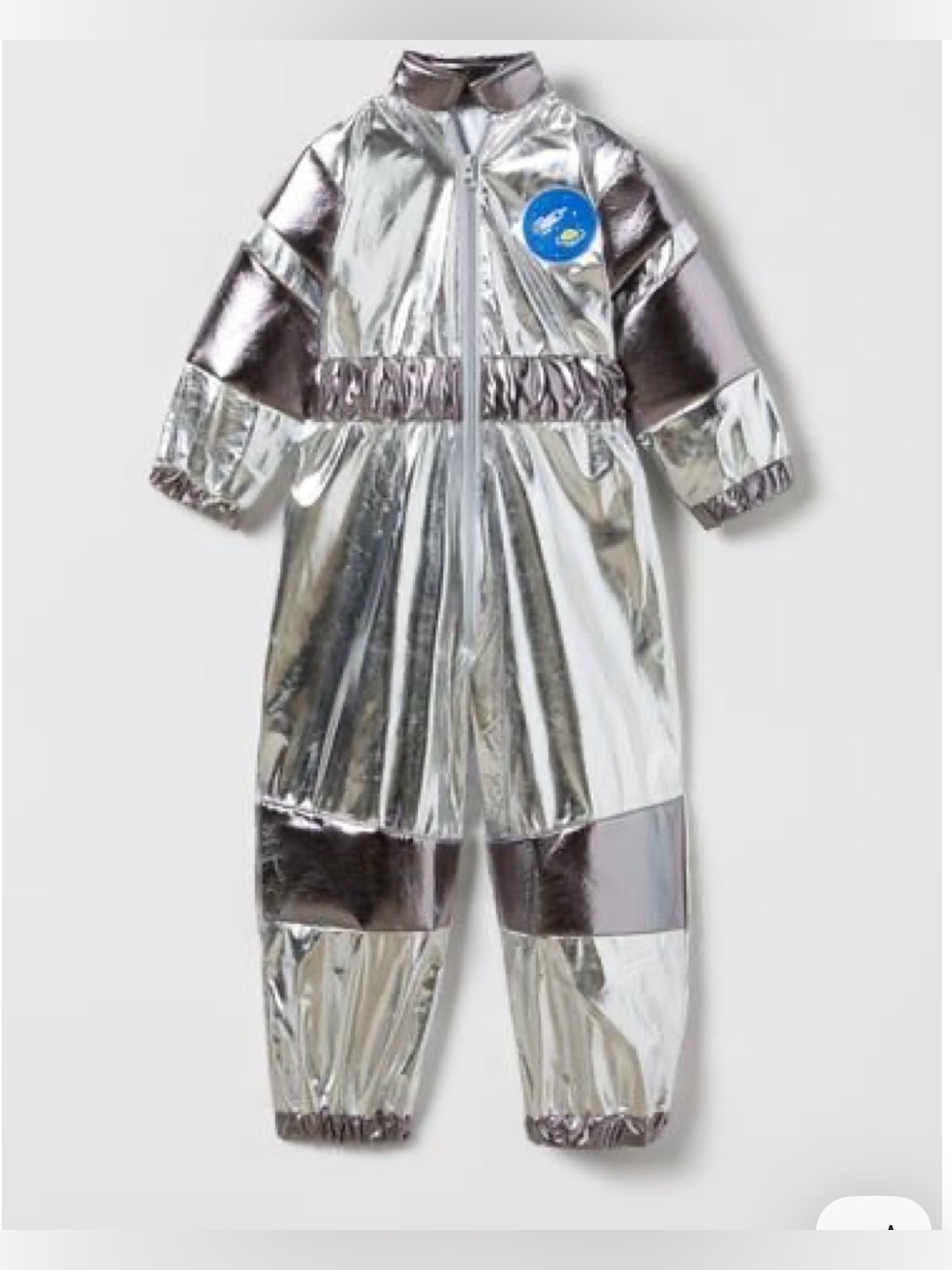 ZARA Boys Space Astronaut Costume Complete Outfit Silver/Black Size 8-10 420
